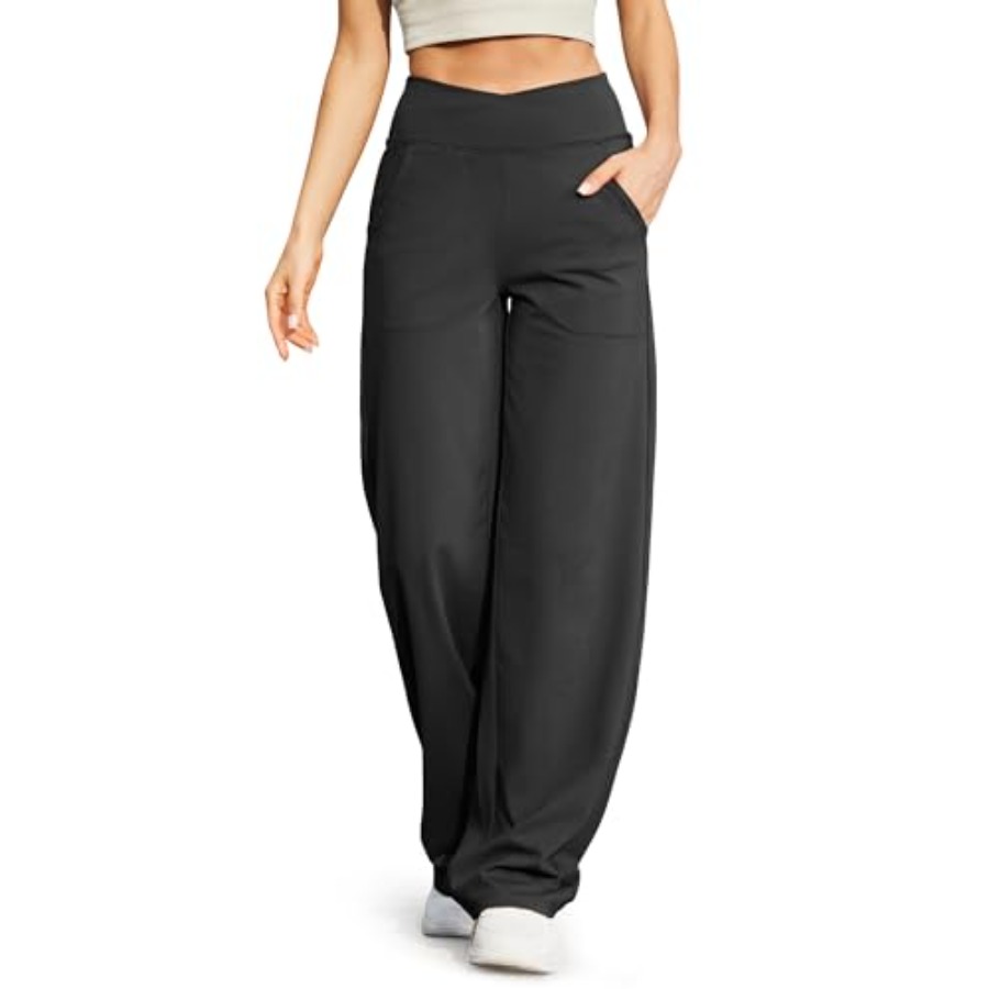 Yoga & Fitness Classes By Niharika Zirakpur Reviews - بنطلون واسع الساق للنساء من G4Free،