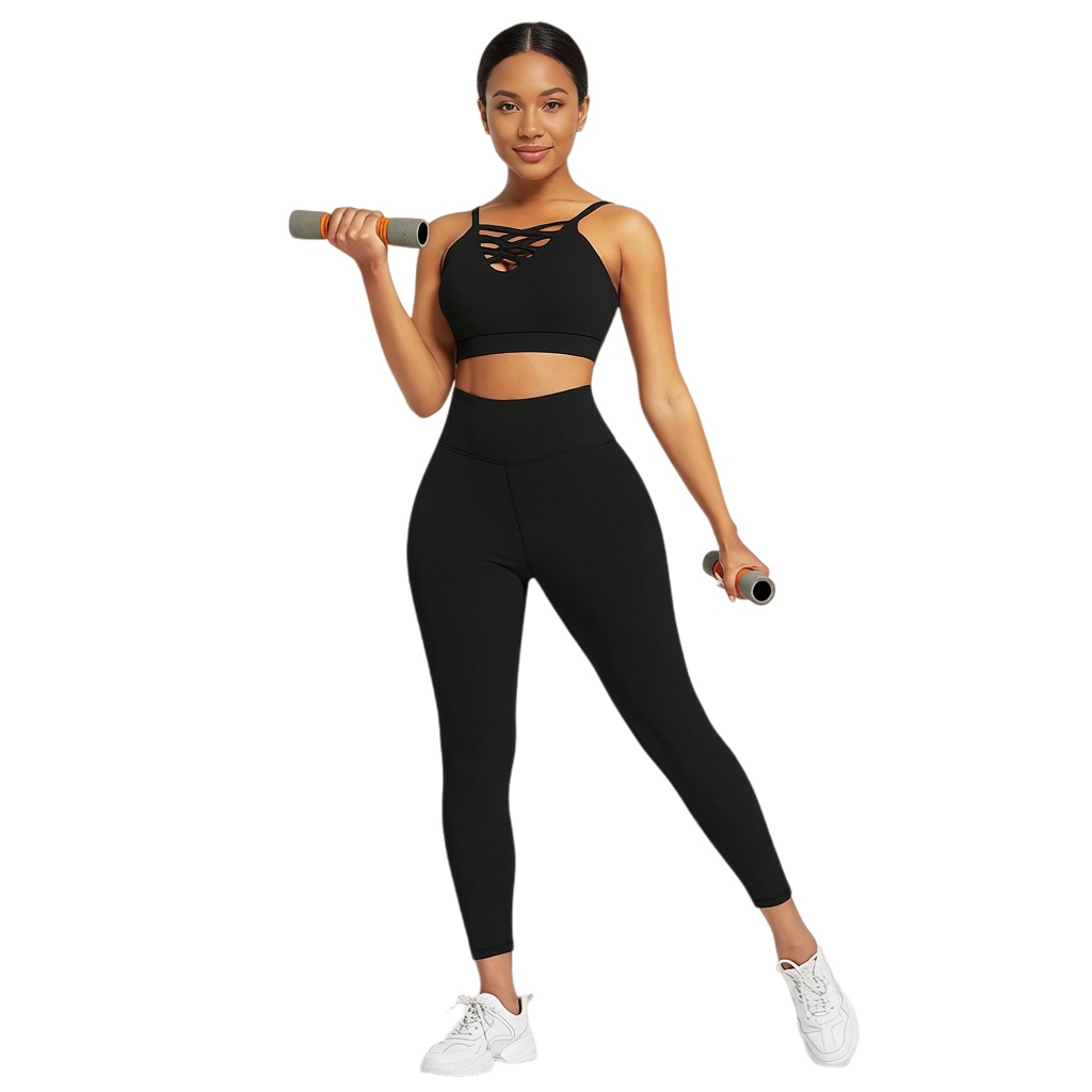 Yoga & Fitness Classes By Niharika Zirakpur Reviews - طقم يوجا نسائي من 3 قطع