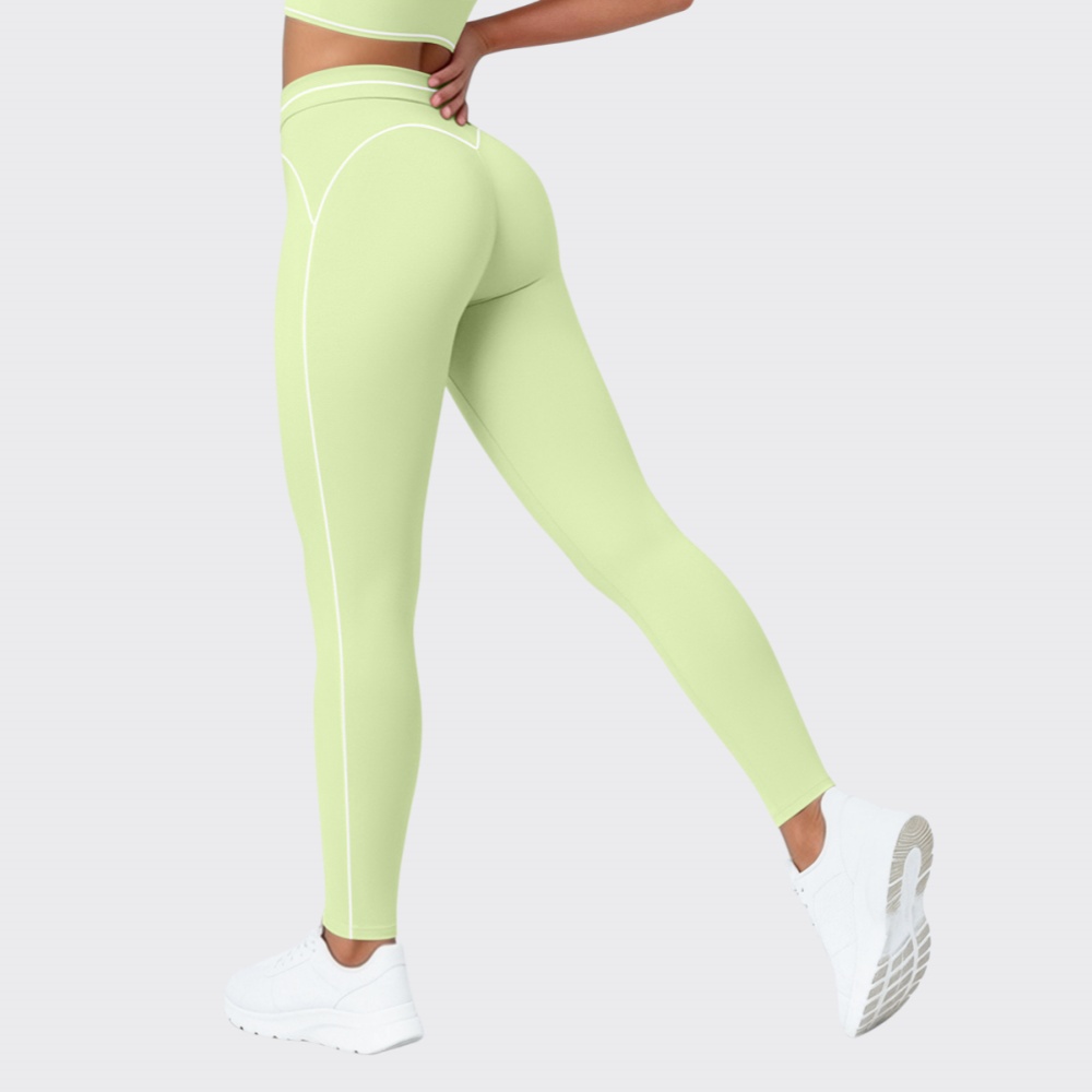 Yoga Fitness Up - بنطلون رياضي نسائي عالي الخصر للياقة
