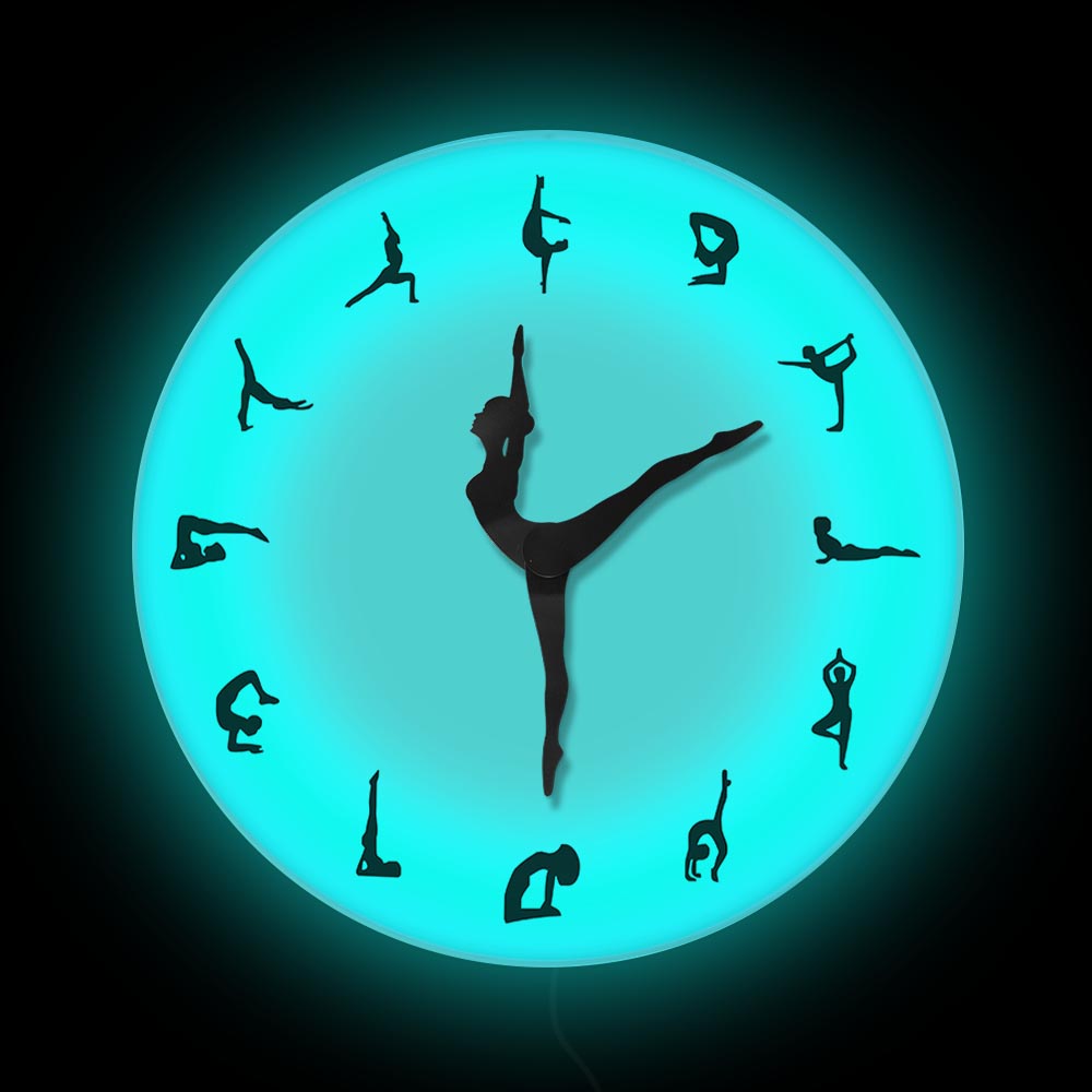 اليوغا الموقف ساعة حائط الصالة - مراجعة Yoga Fitness Watch وسعره