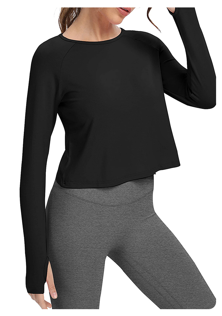 سترة يوجا نسائية بأكمام طويلة، - مراجعة Yoga & Fitness Classes By Niharika Zirakpur Reviews وسعره
