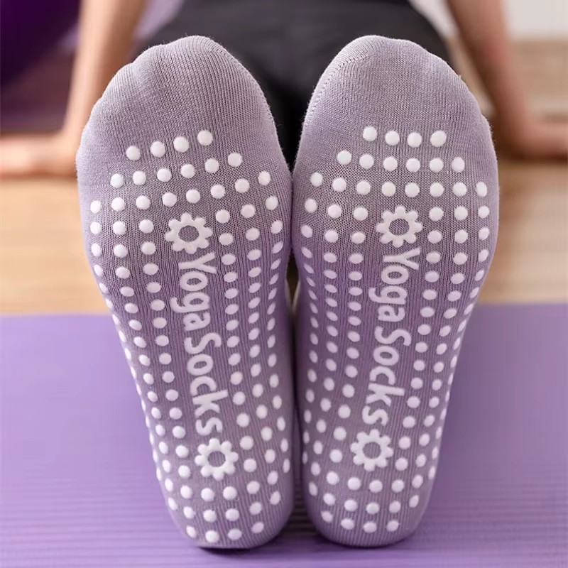 تنفس منشفة أسفل اليوغا الجوارب - مراجعة Yoga Fitness Pilates وسعره