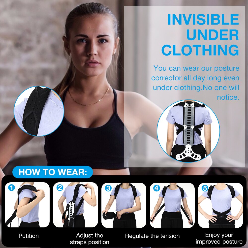 مصحح وضعية الظهر والعمود الفقر - مراجعة Posture Corrector Back وسعره
