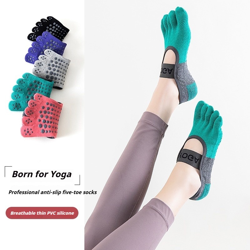 جوارب بيلاتس احترافية مضادة لل - مراجعة Yoga Fitness Pilates وسعره