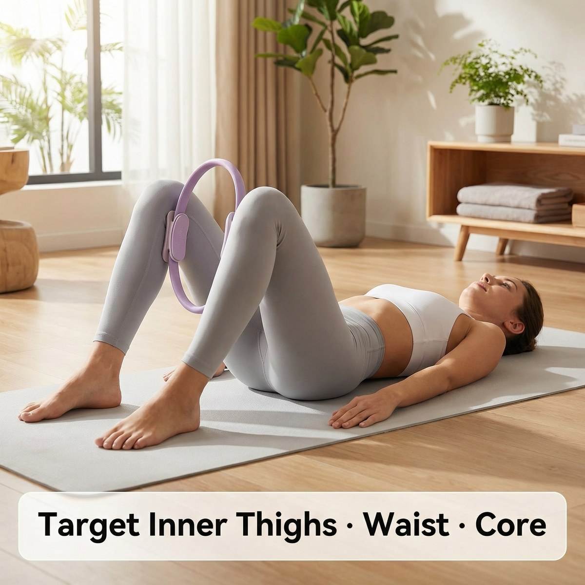 حلقة بيلاتس بقطر 38 سم، حلقة ي - مراجعة Yoga Fitness Trainer وسعره